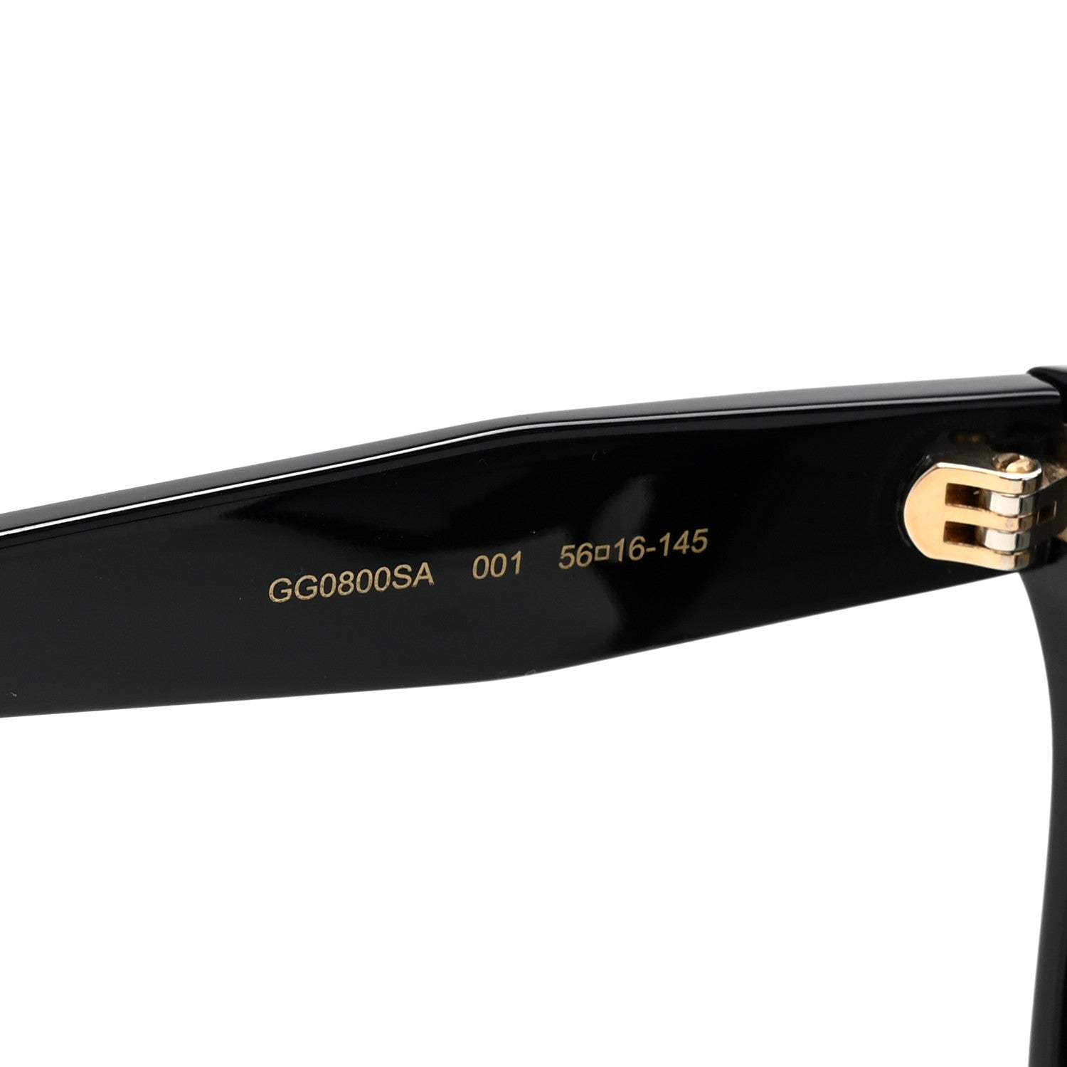 Gucci Acetate Sunglasses GG0800SA Black 5 of 7