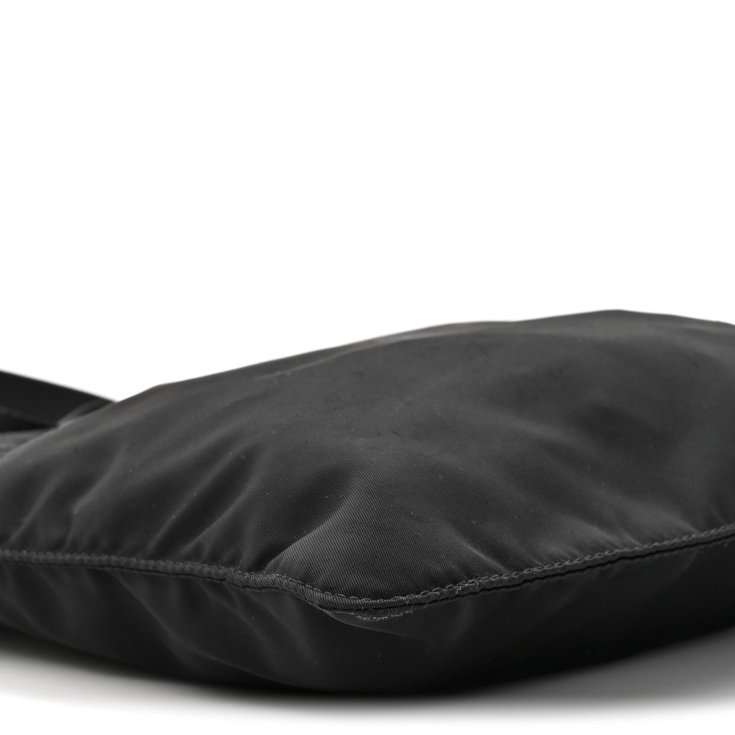 Prada Nylon Vela Flat Messenger Bag Black 10 of 11