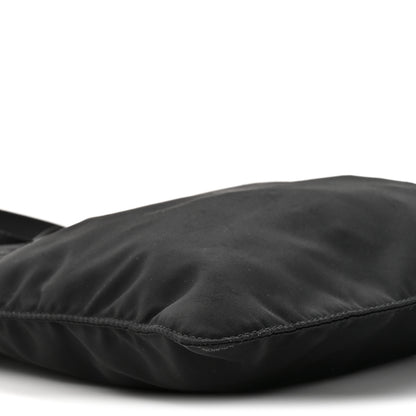 Prada Nylon Vela Flat Messenger Bag Black 10 of 11