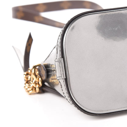 Louis Vuitton Patent Monogram Miroir Mirror Mini Alma Gris Metal 9 of 12