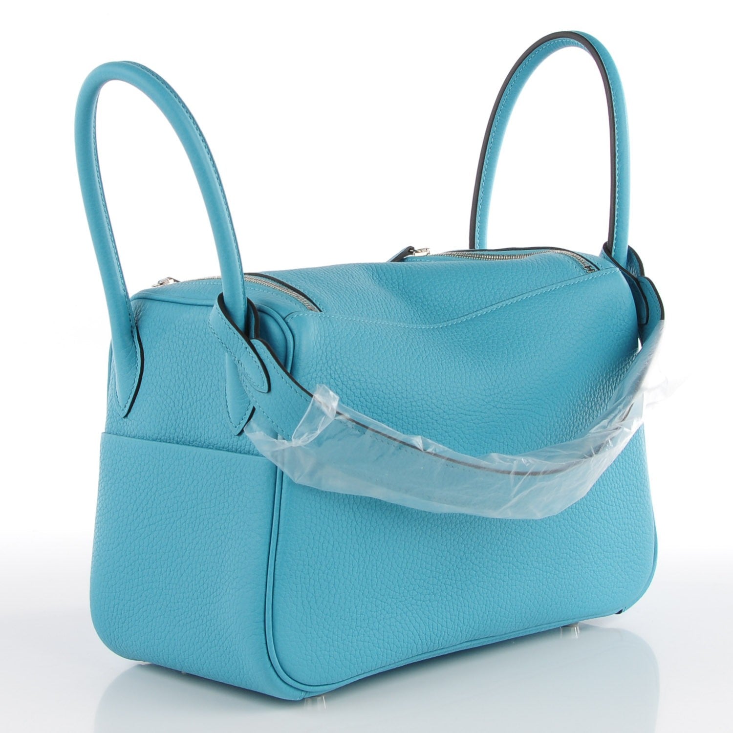 Hermes Taurillon Clemence Lindy 26 Bleu Saint Cyr 10 of 15