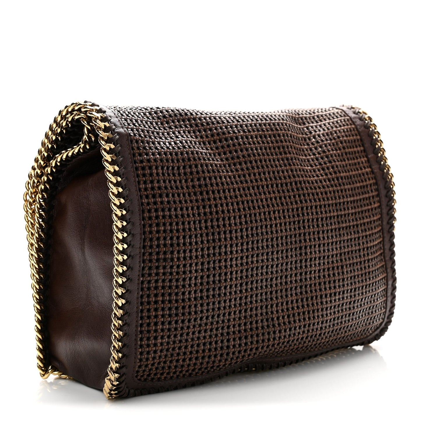 Raffia Falabella Tote Brown