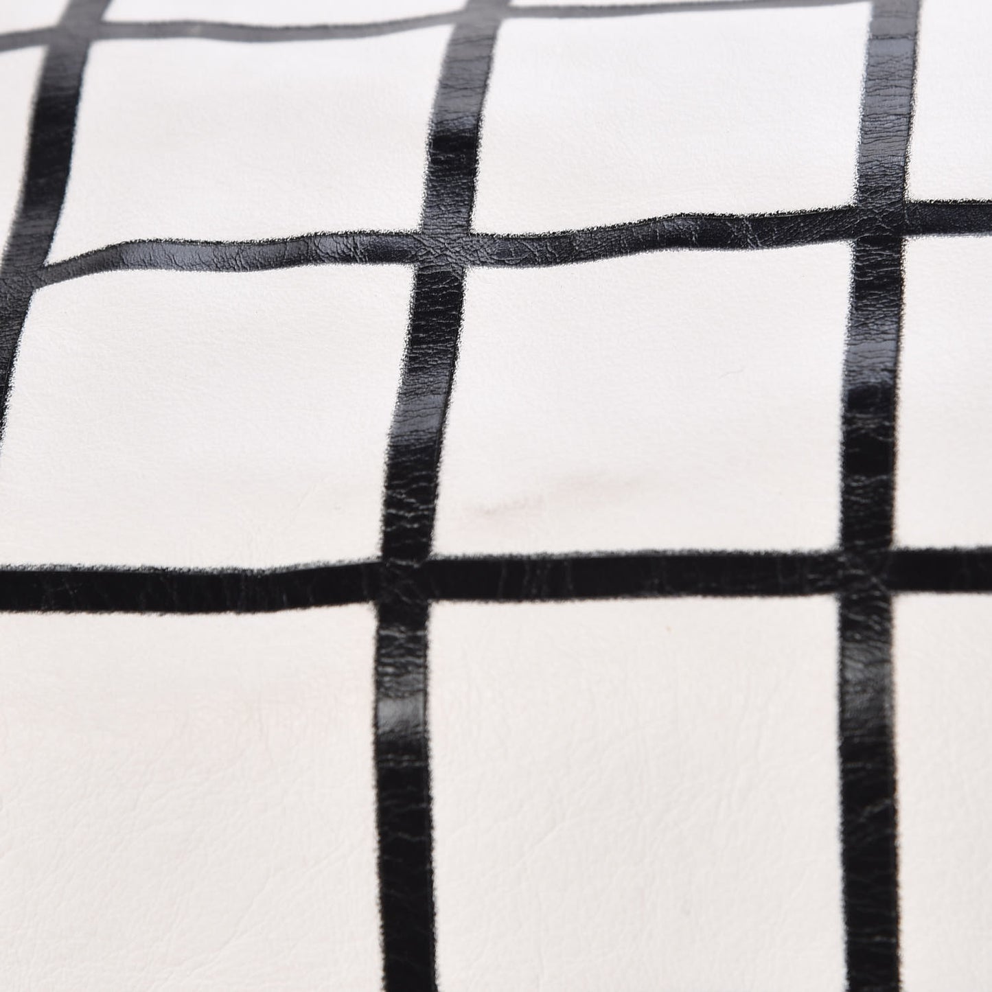 Agneau Papier Ledger Tote White Black