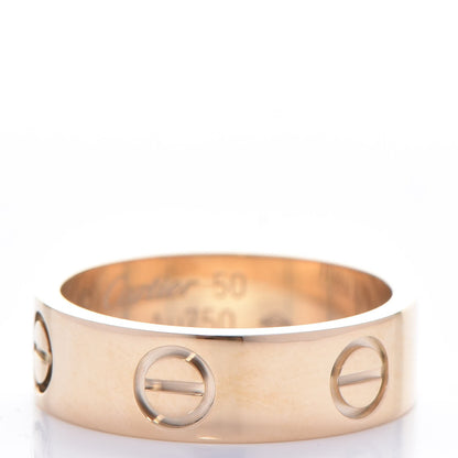 Cartier 18K Yellow Gold 5.5mm LOVE Ring 50 5.25 2 of 6