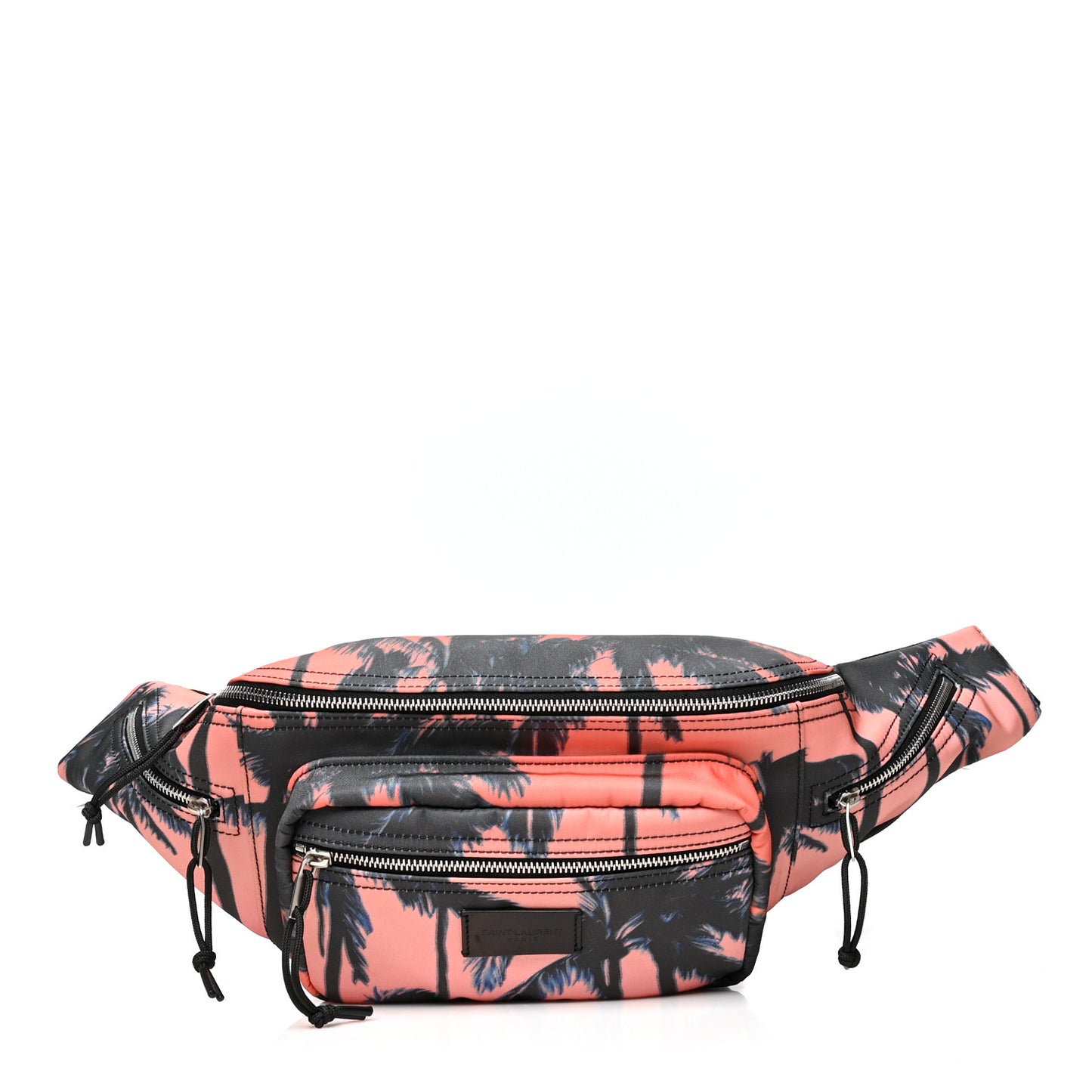 Nylon Palm Tree Print Nuxx Crossbody Belt Bag