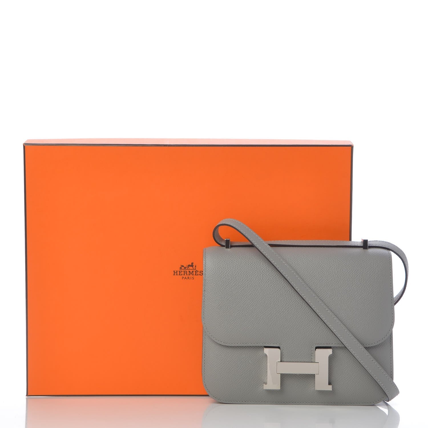 Hermes Epsom Constance 18 Gris Mouette 21 of 21