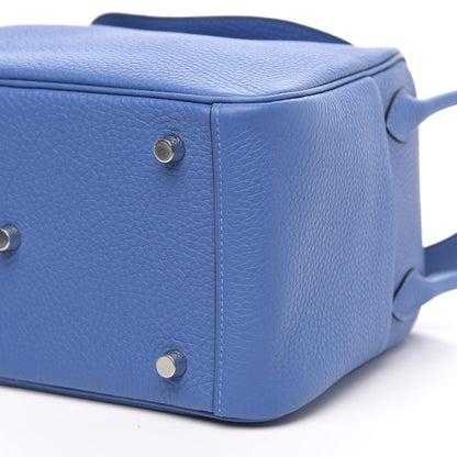 Hermes Taurillon Clemence Lindy 26 Bleu Zellige 8 of 9