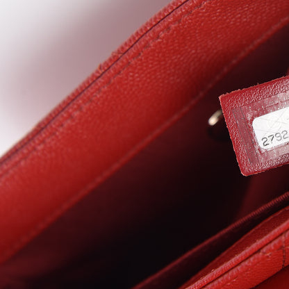 Chanel Caviar Quilted Flap Waist Bag Red 7 of 12