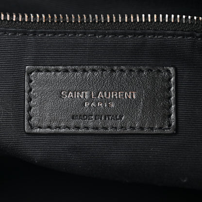 Saint Laurent Crinkled Calfskin Matelasse Monogram Large Niki Shopper Tote Black 6 of 11