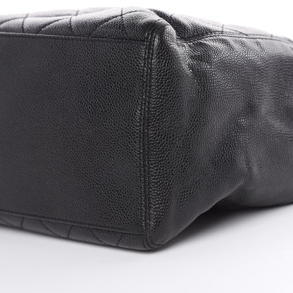 Chanel Caviar Quilted CC Shopping Tote Black 8 of 11