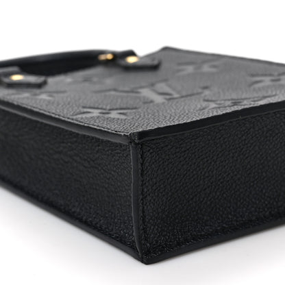 Louis Vuitton Empreinte Monogram Giant Petit Sac Plat Black 6 of 7