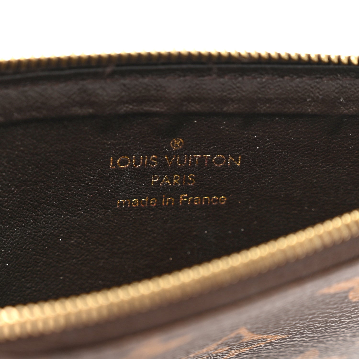 Louis Vuitton Monogram Felicie Chain Wallet Zippered Insert Fuchsia 6 of 8