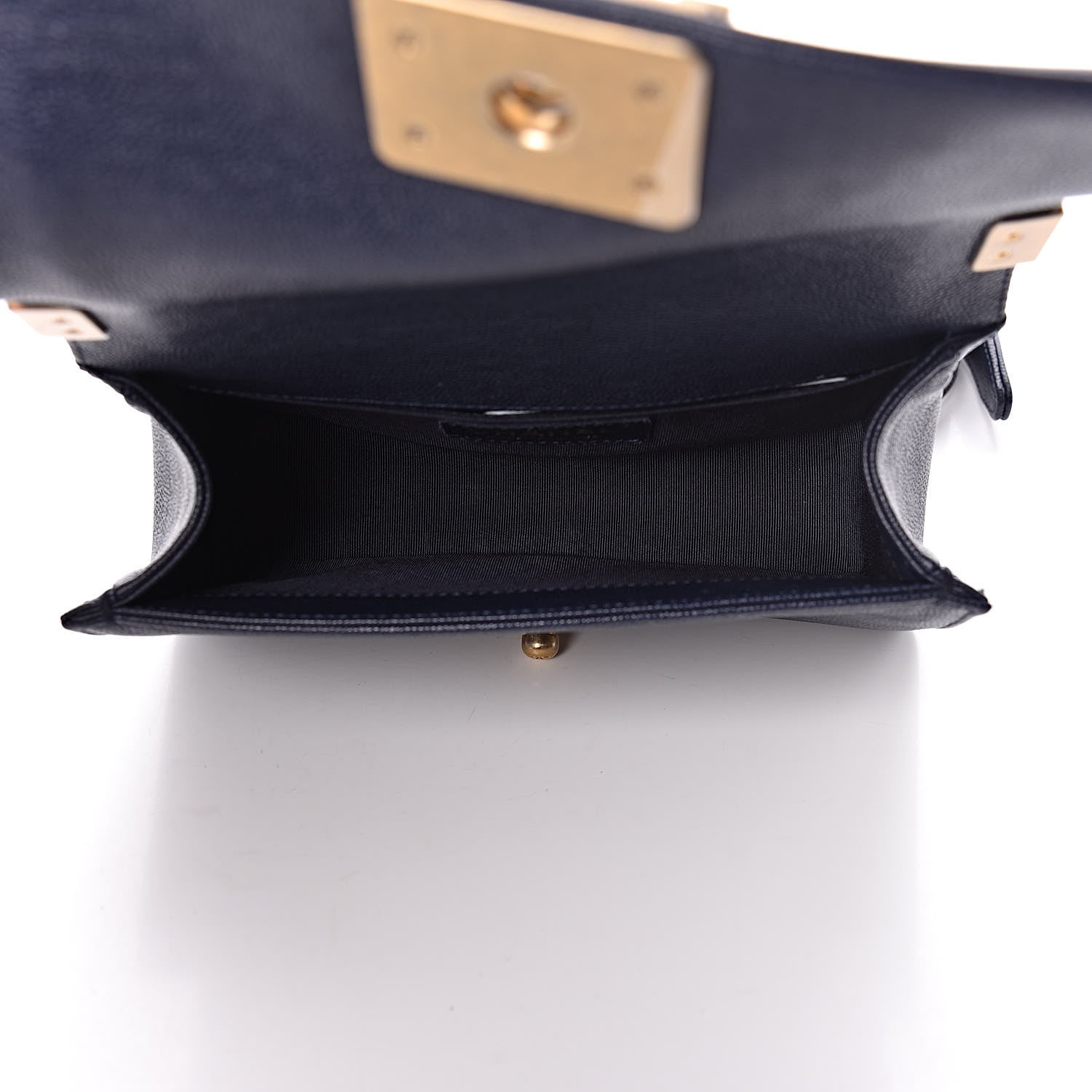 Chanel Caviar Quilted Small Boy Flap Navy 5 of 10