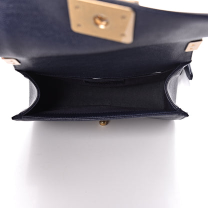Chanel Caviar Quilted Small Boy Flap Navy 5 of 10