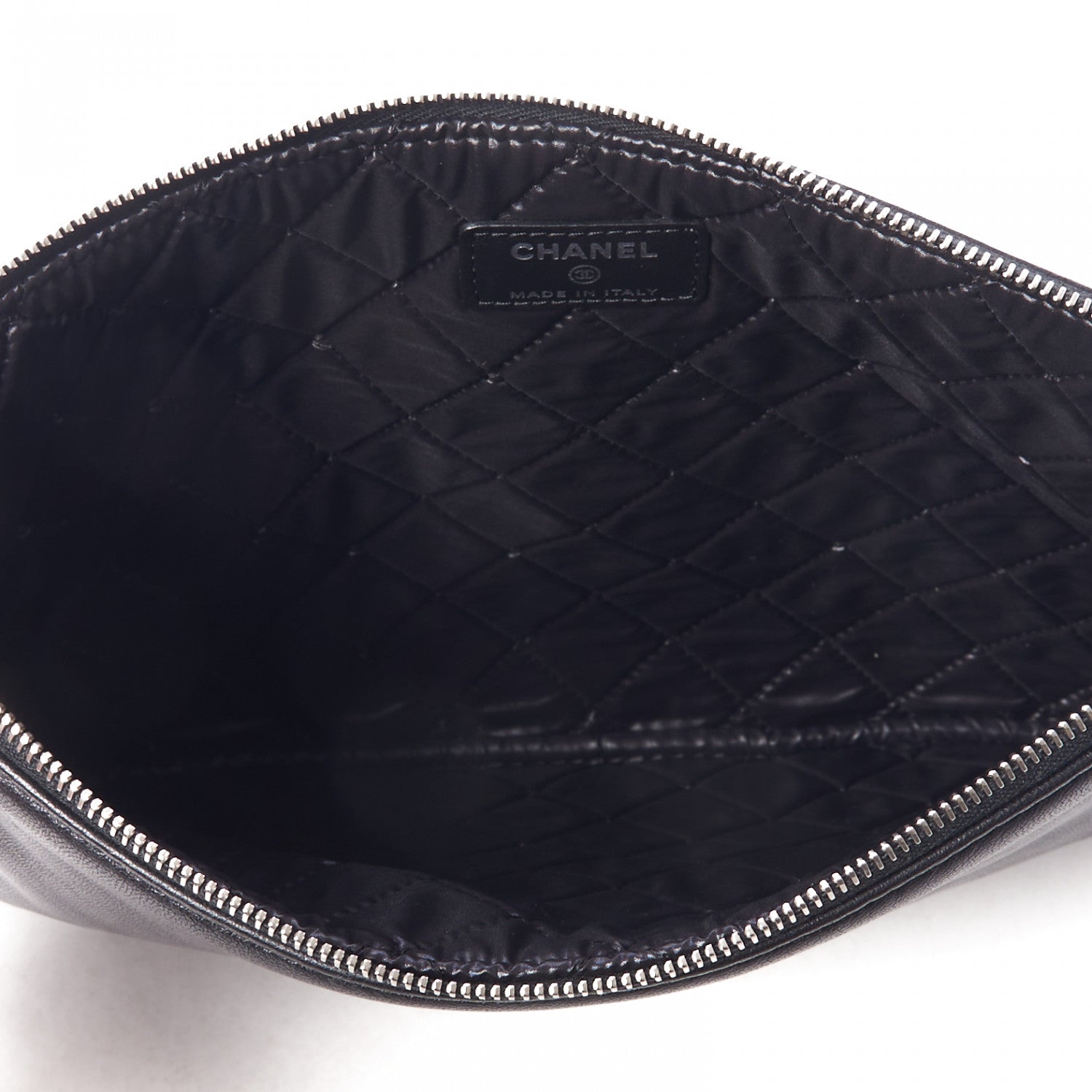 Chanel Lambskin Medium Cuba Car Cosmetic Case Black 4 of 8