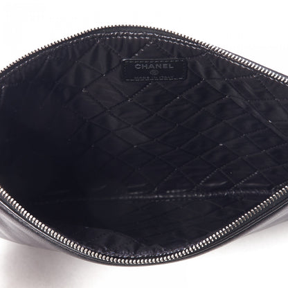 Chanel Lambskin Medium Cuba Car Cosmetic Case Black 4 of 8