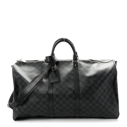 Louis Vuitton Damier Graphite Keepall Bandouliere 55 1 of 10