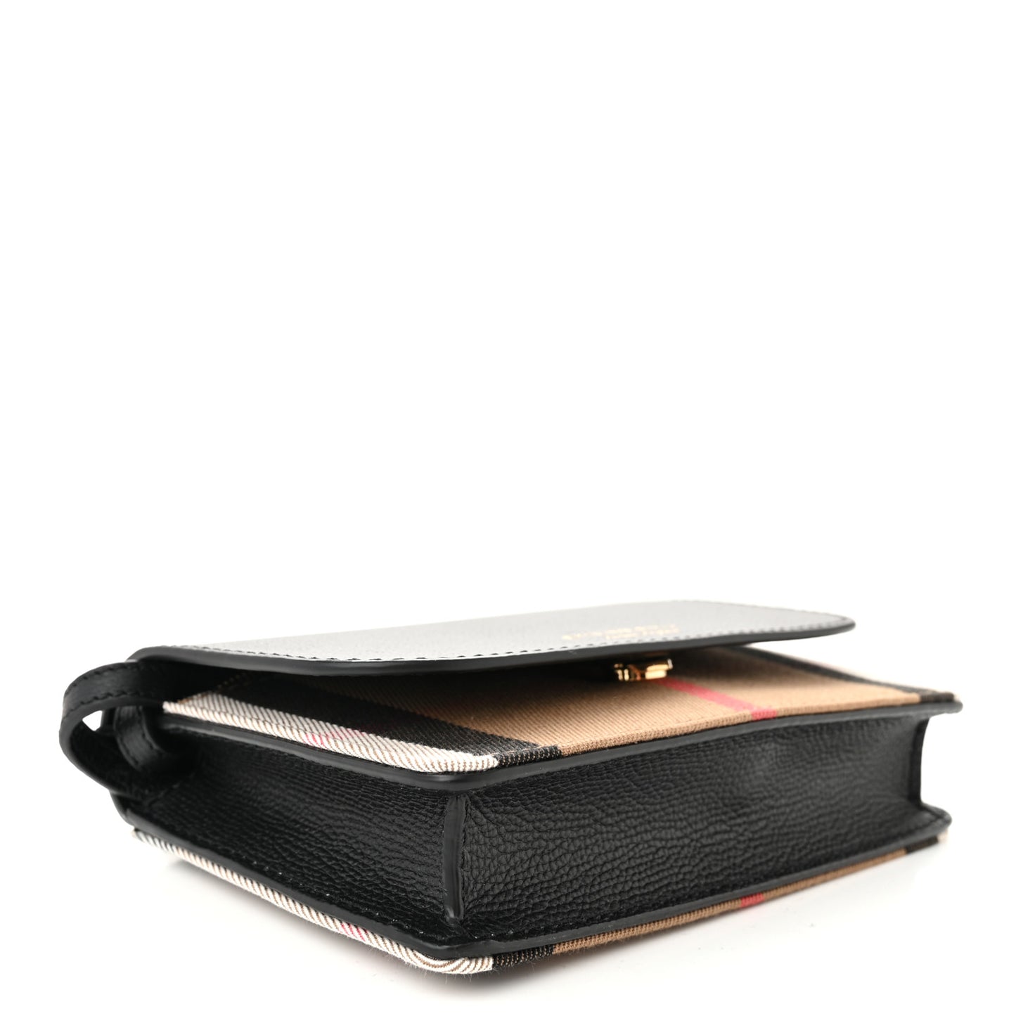 Calfskin Vintage Check Small Loxley Crossbody Black