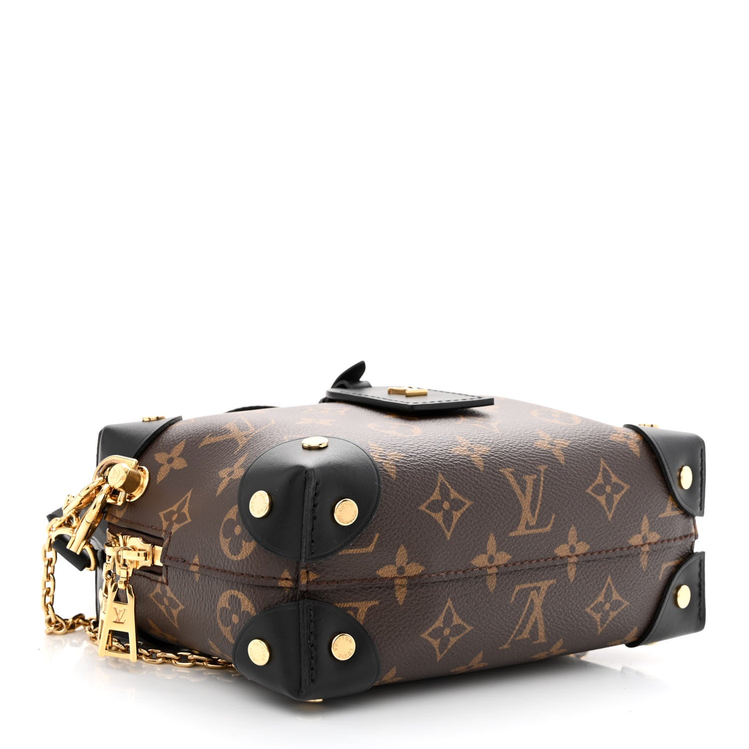 Louis Vuitton Monogram Petite Malle Souple Black 4 of 10