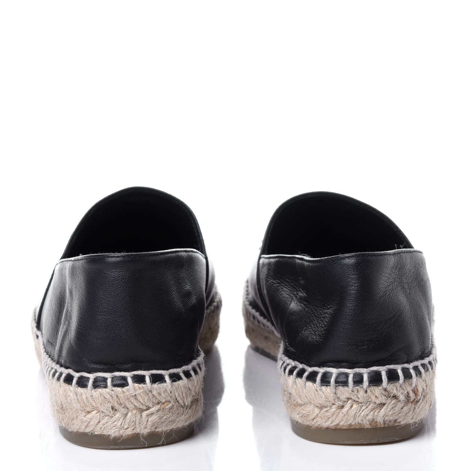 Chanel Lambskin CC Espadrilles 39 Navy Blue Dark Grey 5 of 13