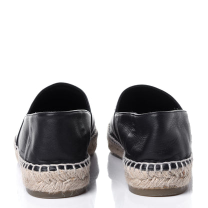 Chanel Lambskin CC Espadrilles 39 Navy Blue Dark Grey 5 of 13