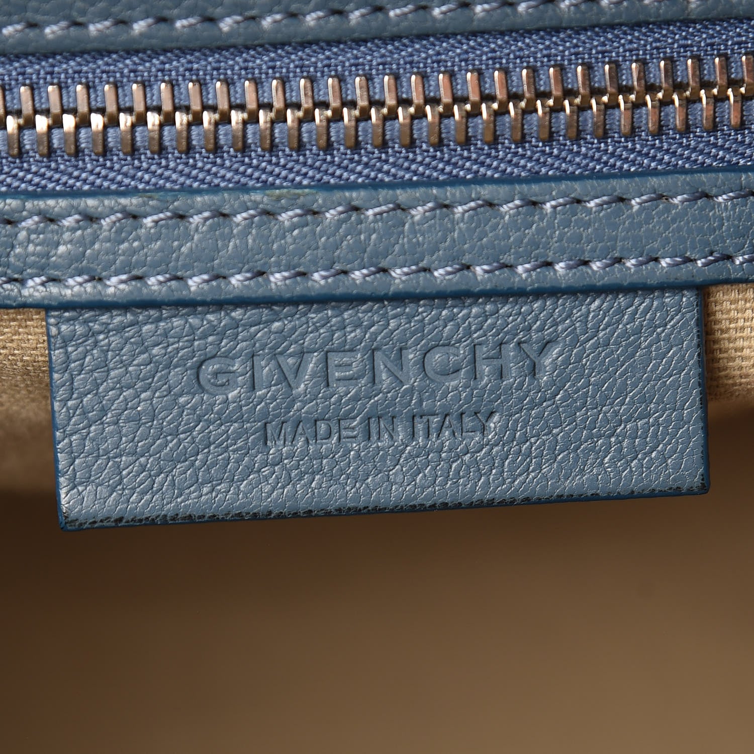 Givenchy Sugar Goatskin Small Antigona Mineral Blue 8 of 10