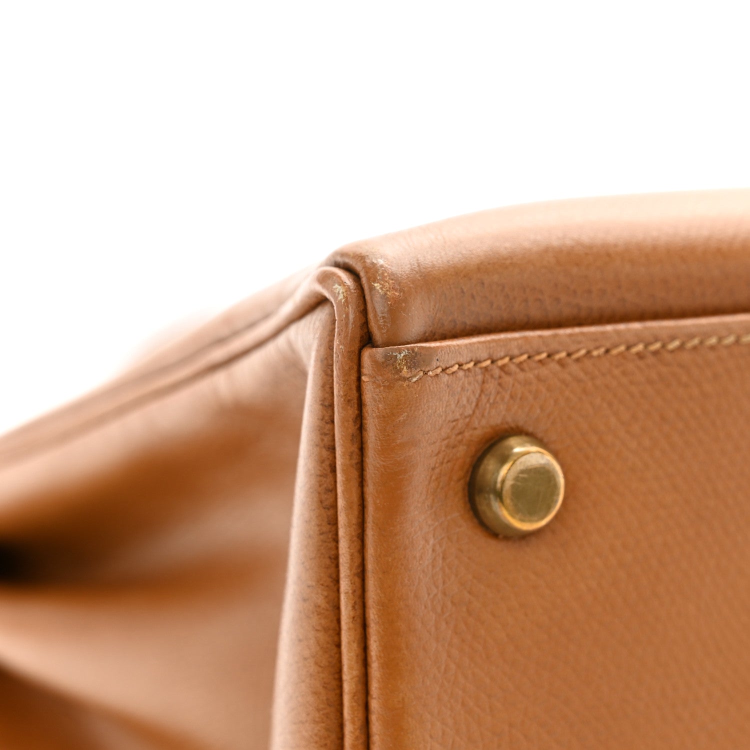 Hermes Courchevel Kelly Retourne 32 Gold 18 of 22
