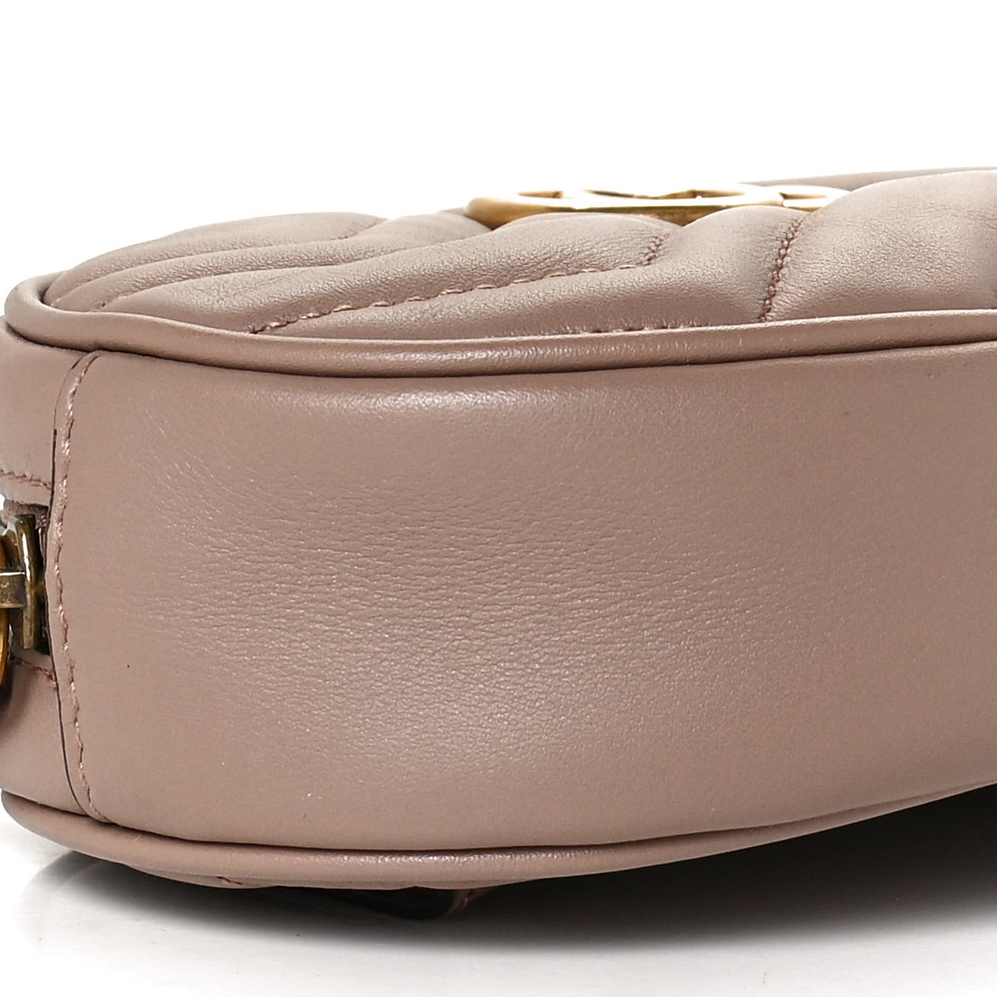 Calfskin Matelasse GG Marmont Belt Bag 95 38 Porcelain Rose