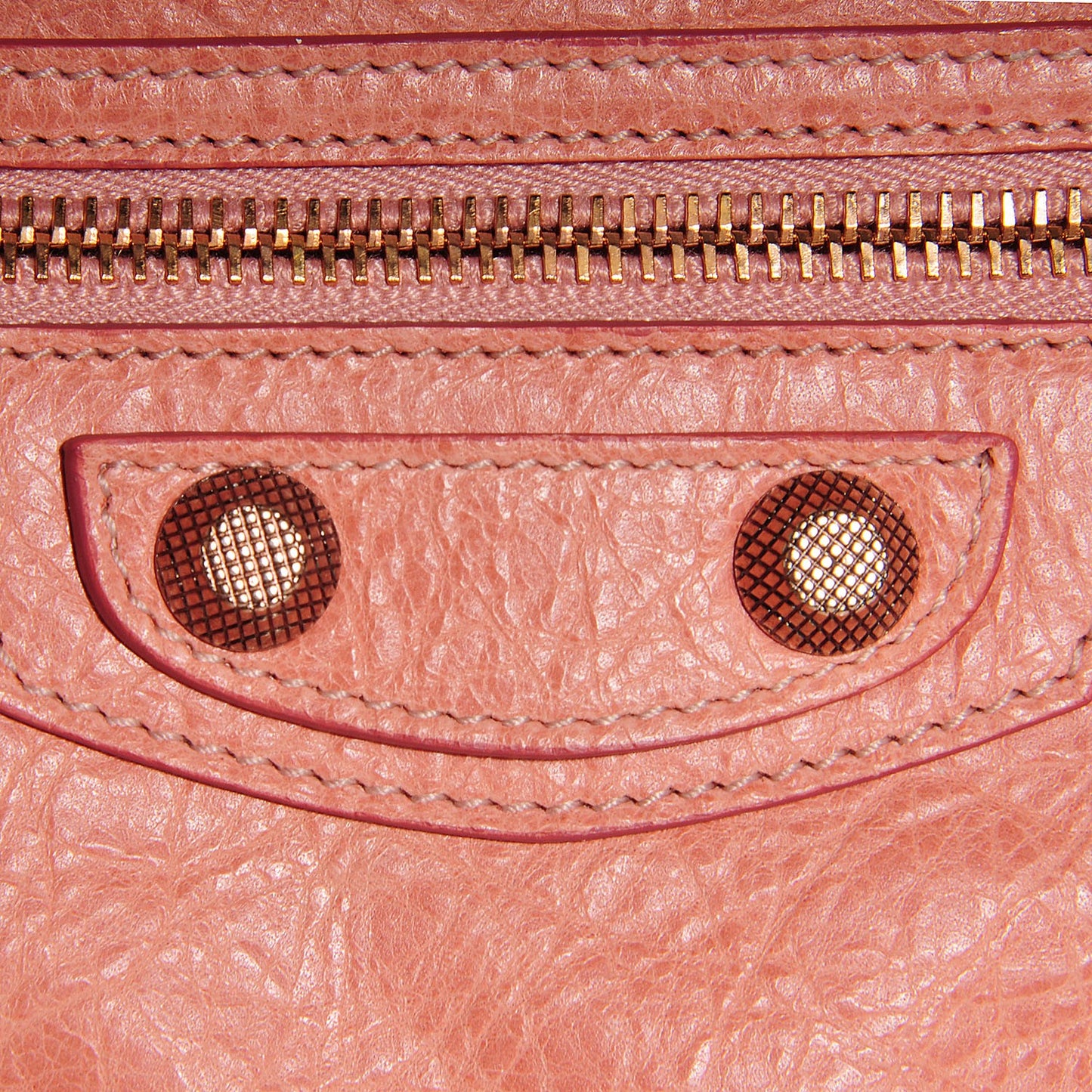 Agneau Giant 12 Rose Gold Hardware Hip Vieux Rose