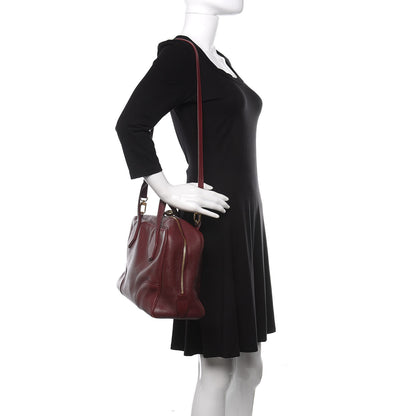 Louis Vuitton Taurillon Dora Ultra Soft MM Bordeaux 2 of 11