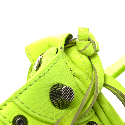 Balenciaga Agneau Arena Le Cagole Shoulder Bag XS Fluo Yellow 13 of 13