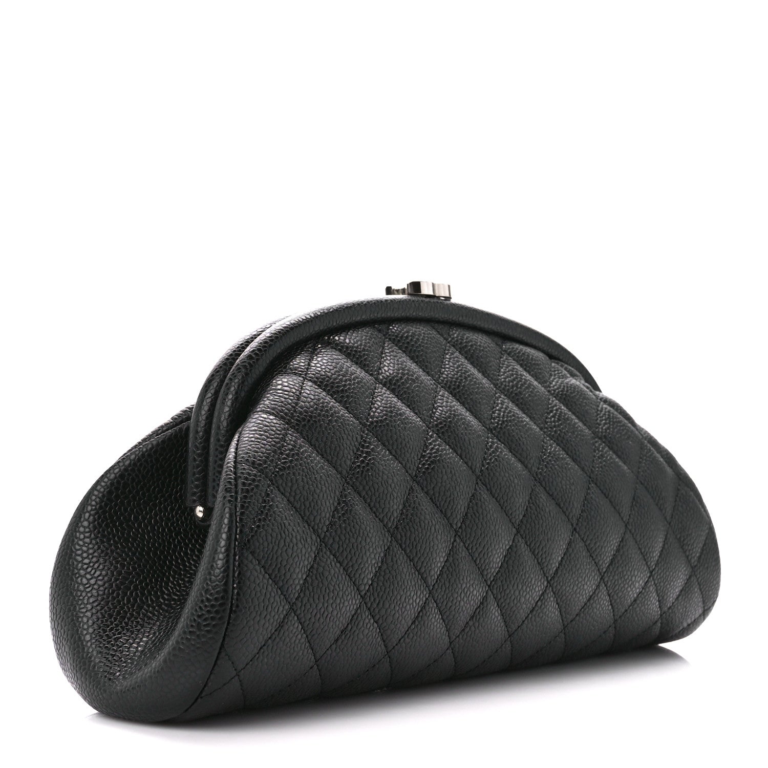 Chanel Caviar Quilted Timeless Clutch Black 3 of 11