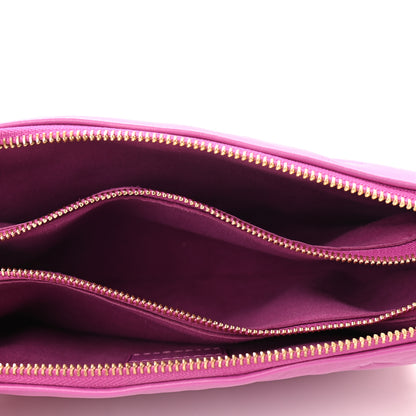 Louis Vuitton Lambskin Embossed Monogram Coussin BB Orchid 5 of 10