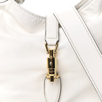Gucci Calfskin Large New Jackie Hobo White 10 of 13