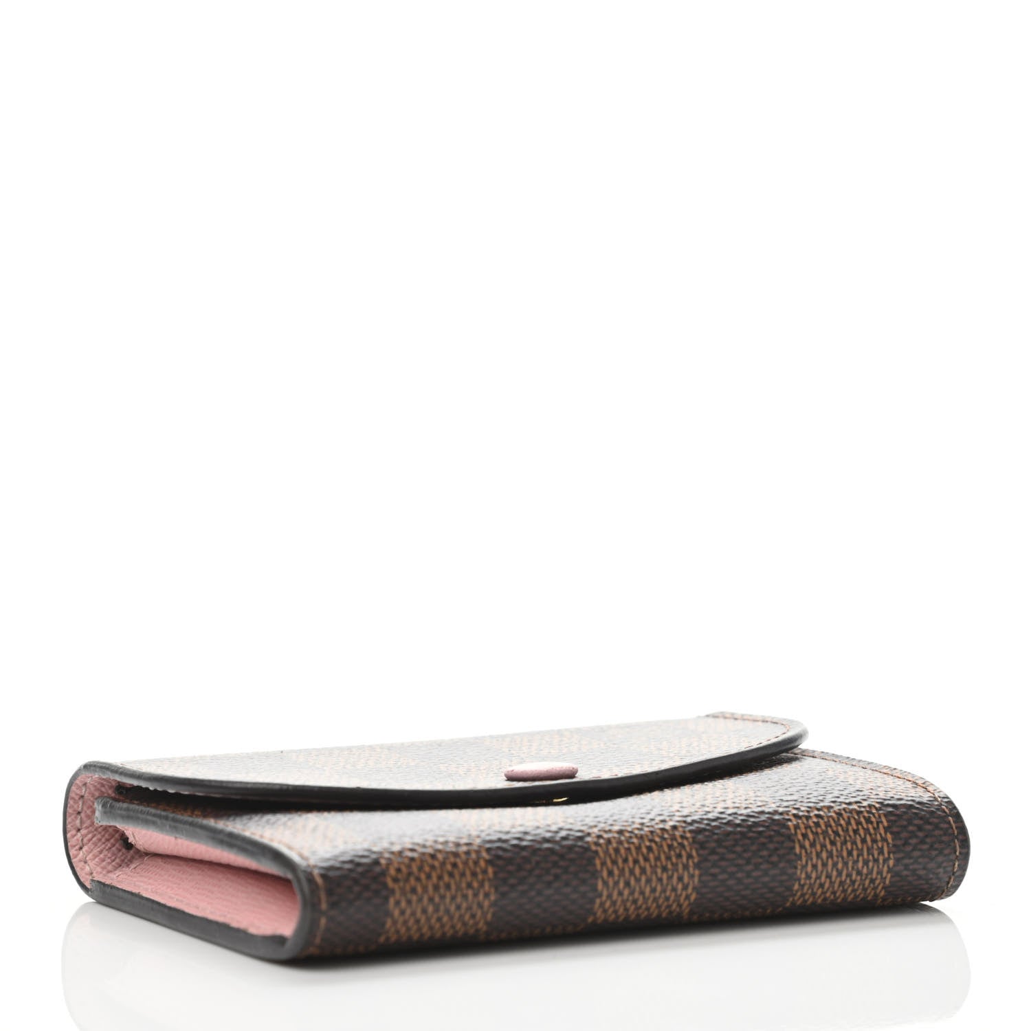 Louis Vuitton Damier Ebene Rosalie Coin Purse Rose Ballerine 3 of 4