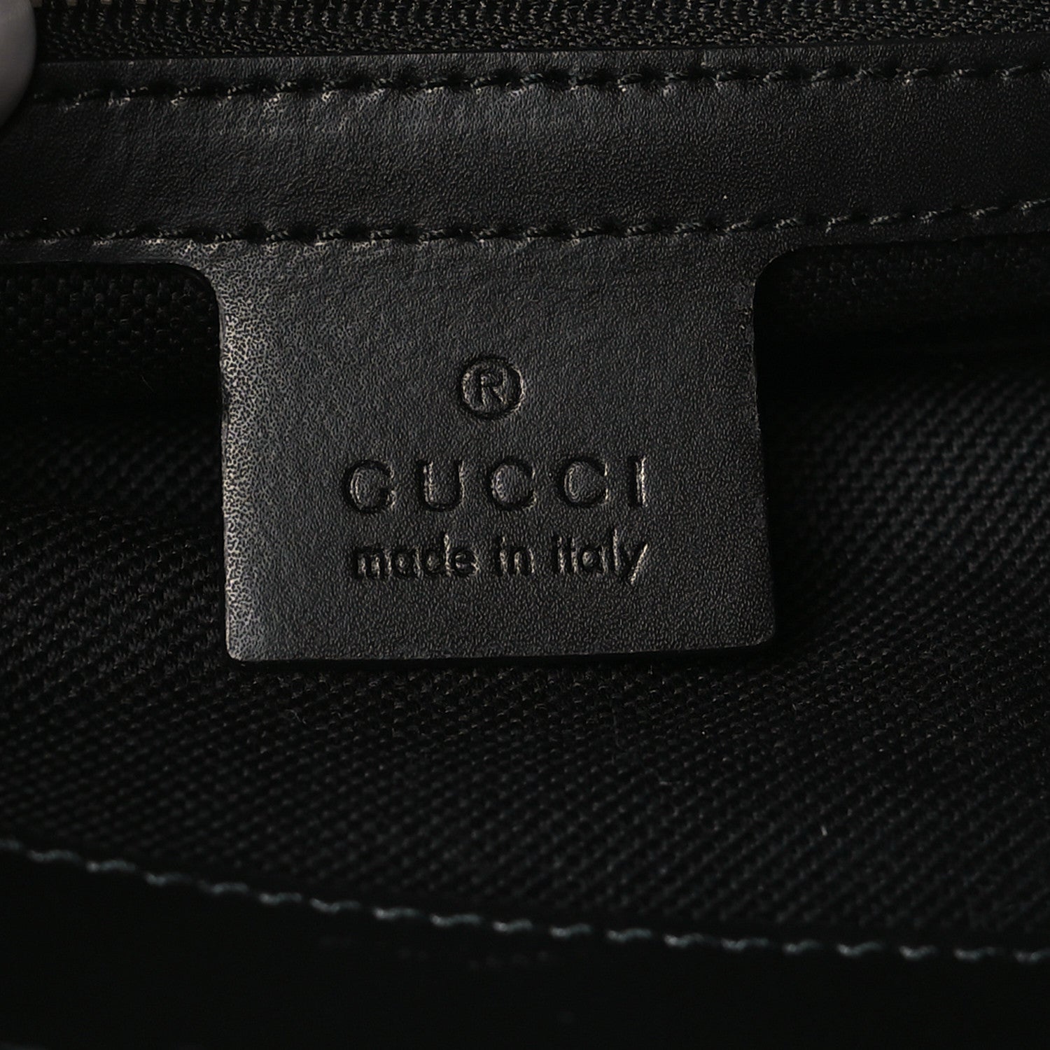 Gucci GG Supreme Monogram Appia Calfskin Web Flat Messenger Bag Black Grey 7 of 10
