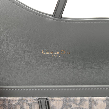 Christian Dior Oblique Saddle Chain Long Wallet Grey 7 of 15