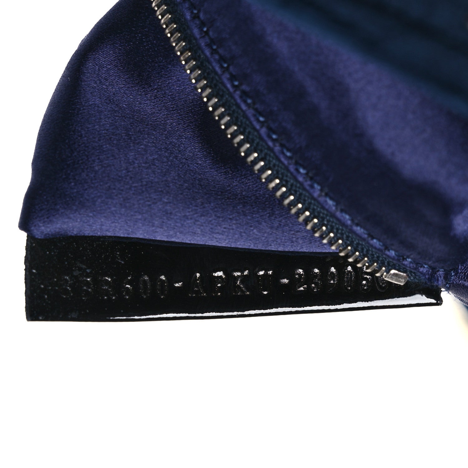 Fendi Velvet Crystal Embellished Baguette Midnight 8 of 11