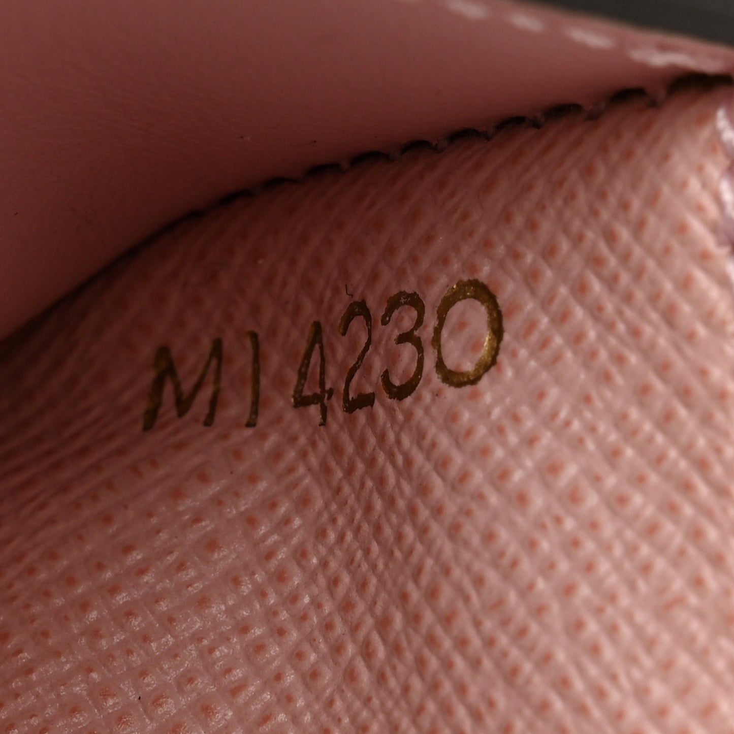 Monogram Zoe Wallet Rose Ballerine
