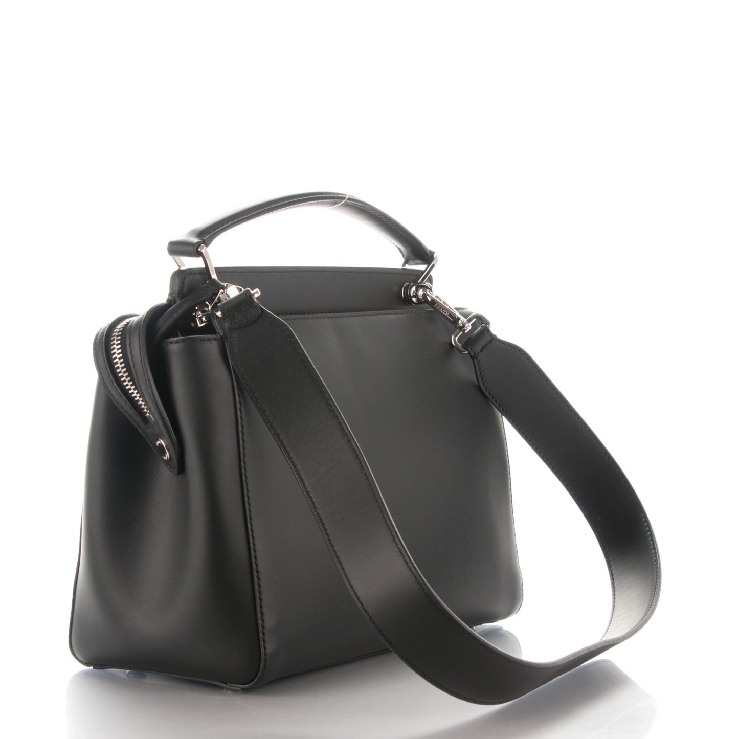 Vitello Baltico Dolce DotCom Satchel Black Blue Royal