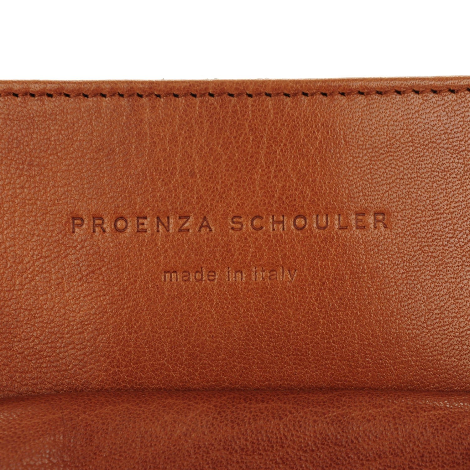 Proenza Schouler Lambskin PS1 Small Keep All Saddle 6 of 7