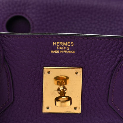 Hermes Togo BIRKIN 30 Crocus 6 of 21