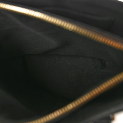 Louis Vuitton Monogram Flower Zipped Tote PM Black 5 of 9