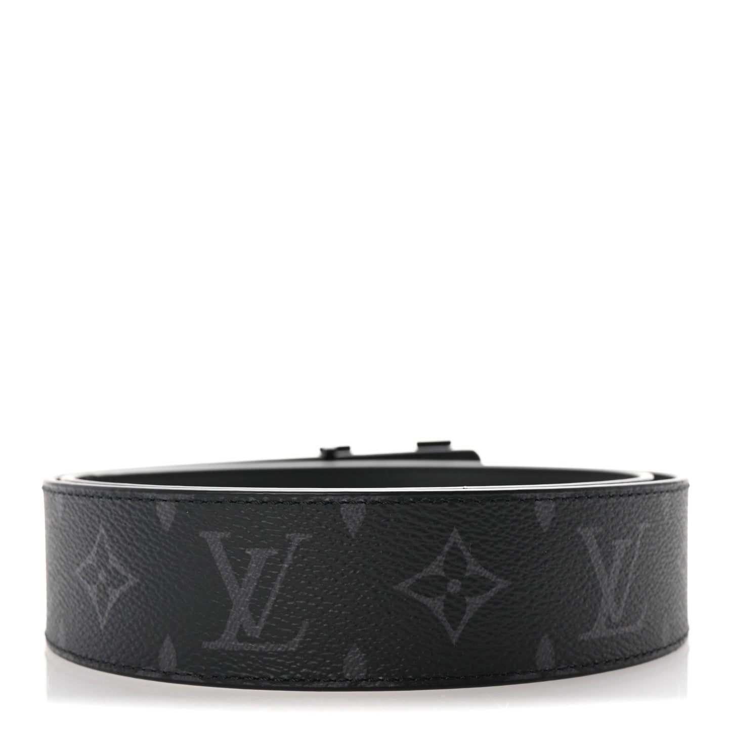 Monogram Eclipse Taigarama 40mm LV Initiales Reversible Belt 95 38 Black