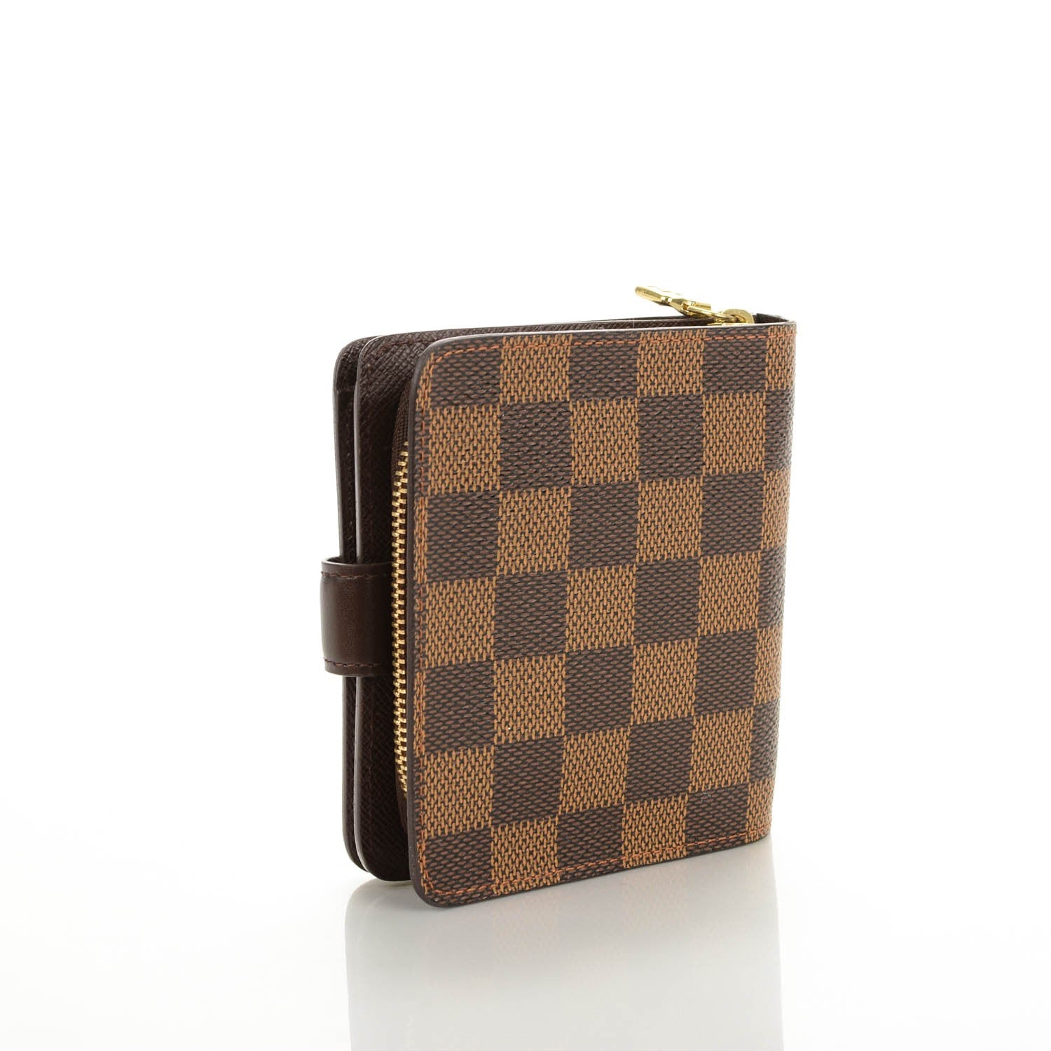 Louis Vuitton Damier Ebene Zippe Zipped Compact Wallet 3 of 7