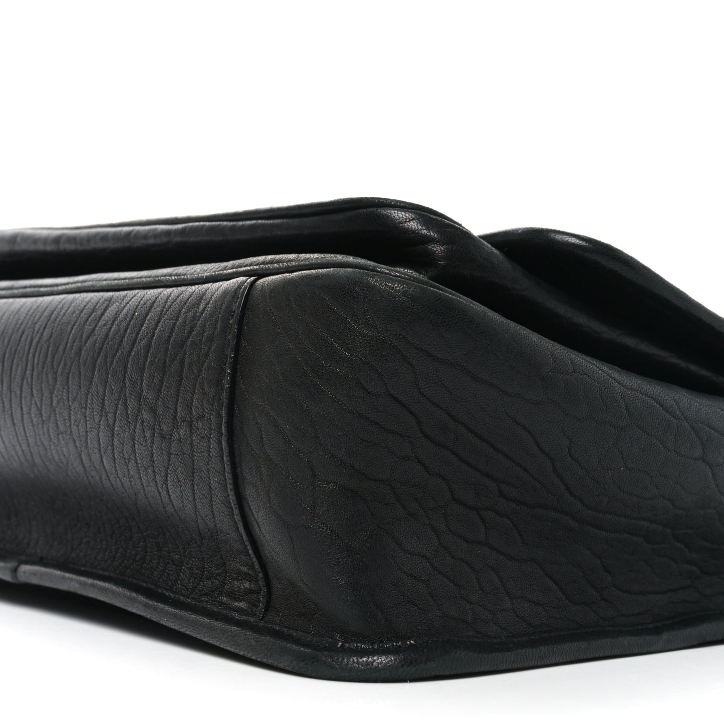 Grained Calfskin Niki Messenger Black