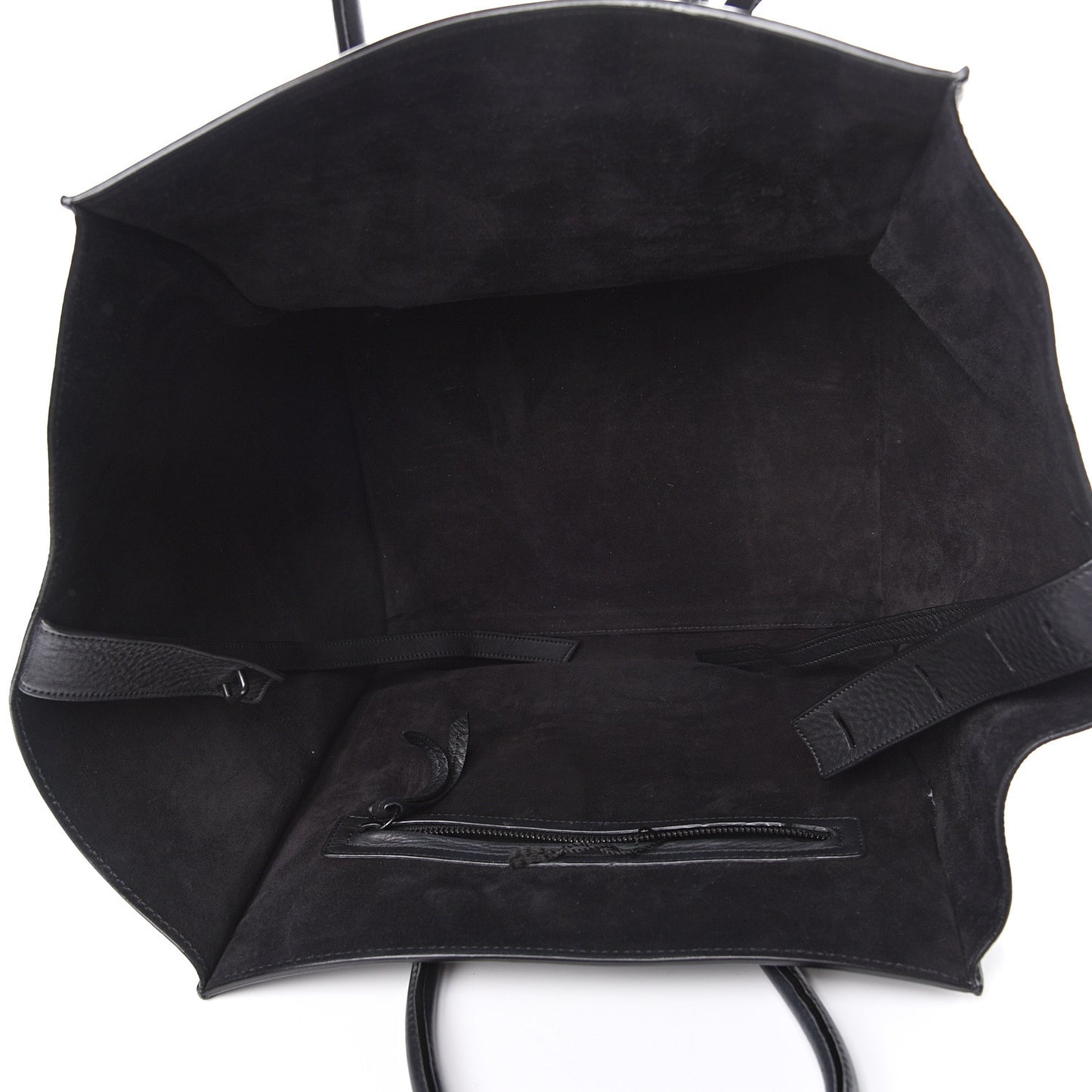 Supple Calfskin Medium Phantom Luggage Black