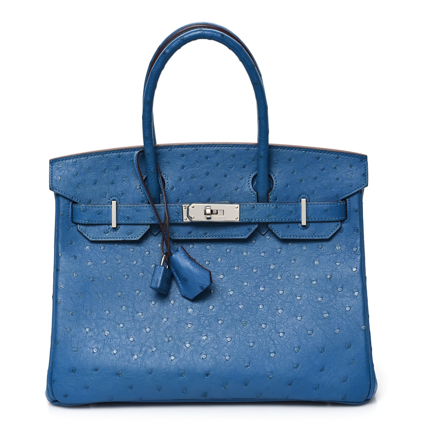 Ostrich Birkin 30 Mykonos