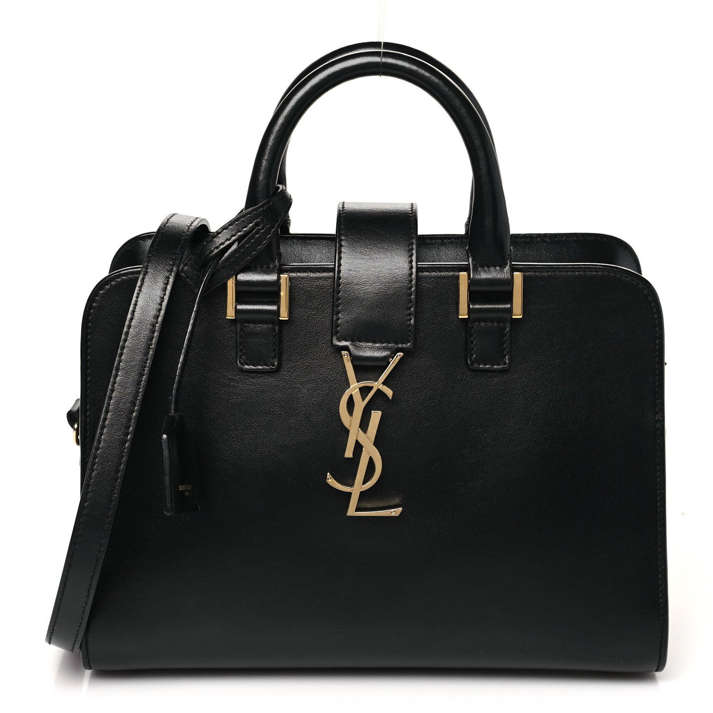Calfskin Monogram Baby Cabas Black