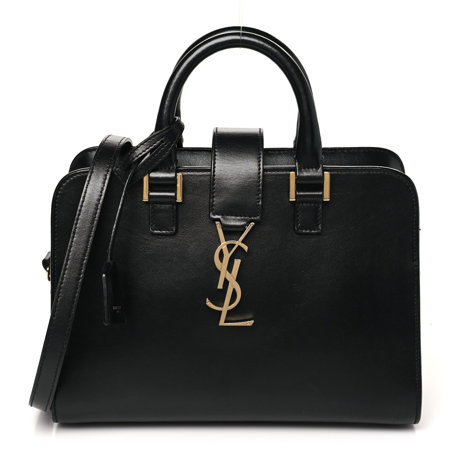 Saint Laurent Calfskin Monogram Baby Cabas Black 1 of 10
